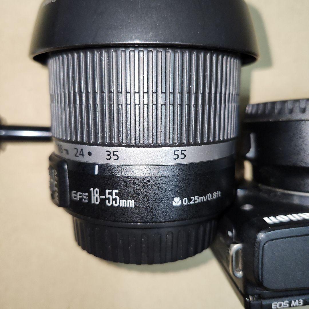 Canon EOS M3 ミラーレス一眼　+　18-55mmレンズ