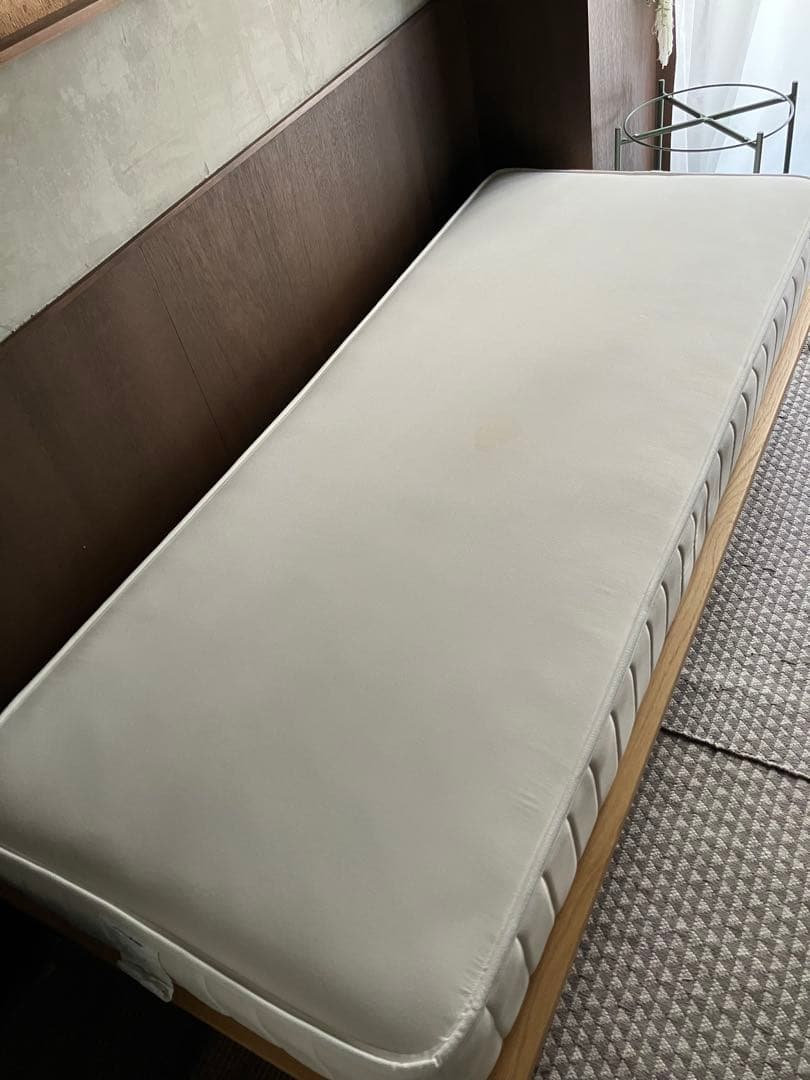 わっち　無印良品　木製ベッドフレーム　マットレス　スモール