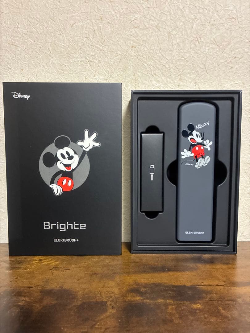 【新品、未使用】Brighte ELEKI BRUSH+ ミッキー(限定)