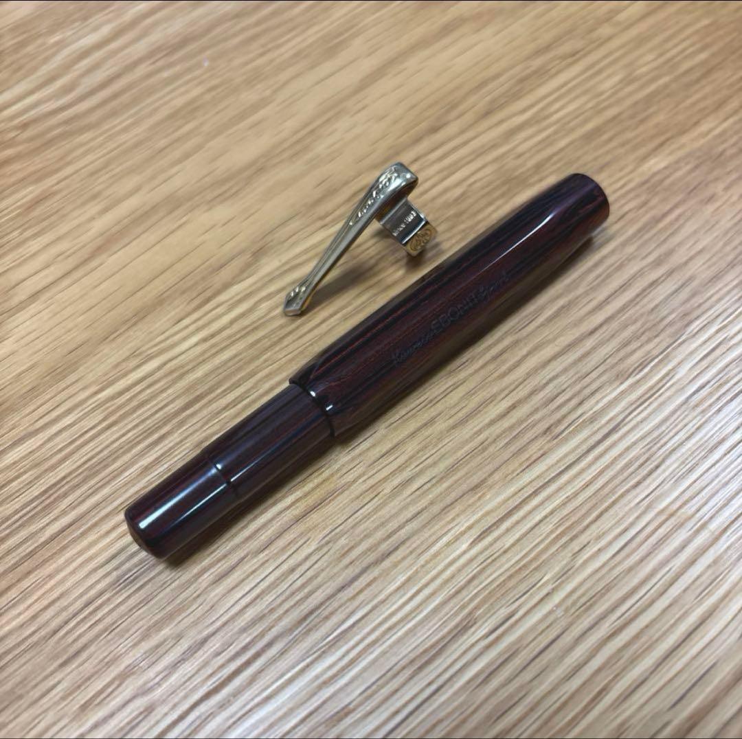 KAWECO カヴェコ 万年筆 エボナイト スポーツ 14K EF 極細 限定