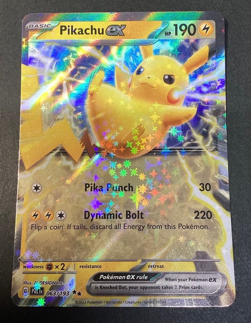 ポケモンカードゲーム　ピカチュウV、 EX3枚セット　英語版　Pikachu