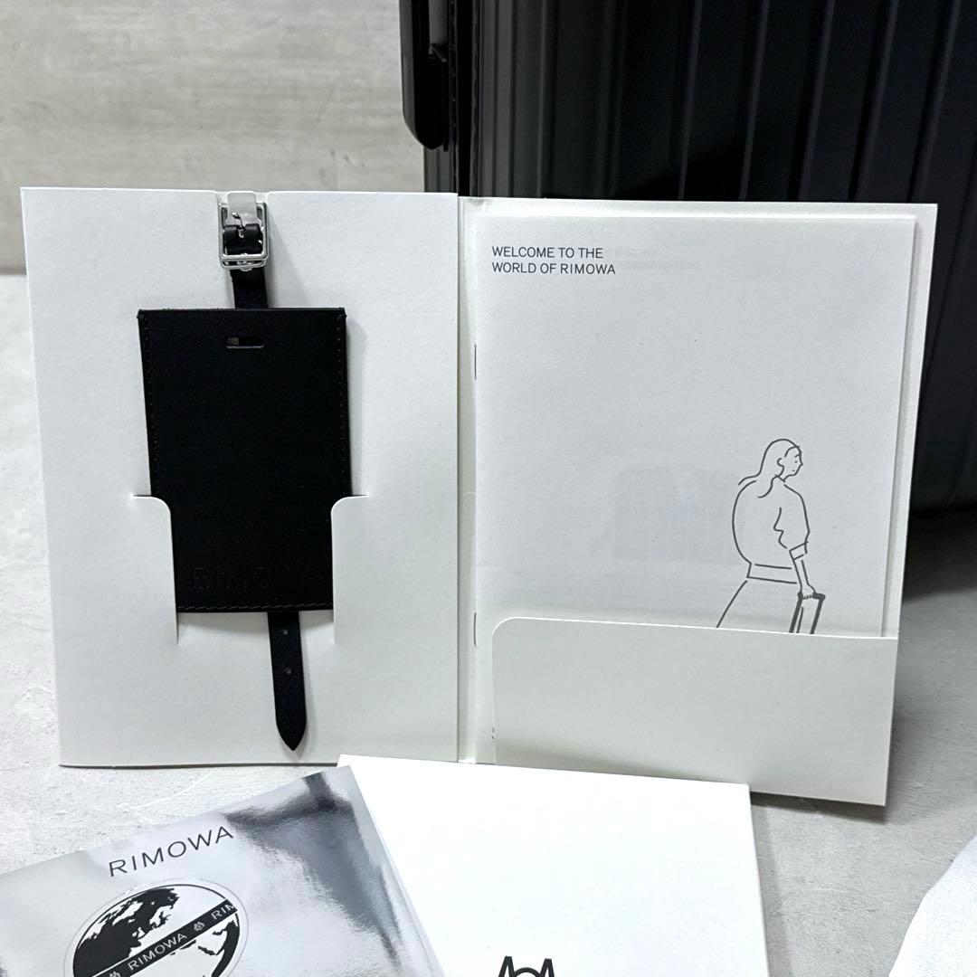 美品 RIMOWAリモワ ESSENTIAL CABIN S マットブラック