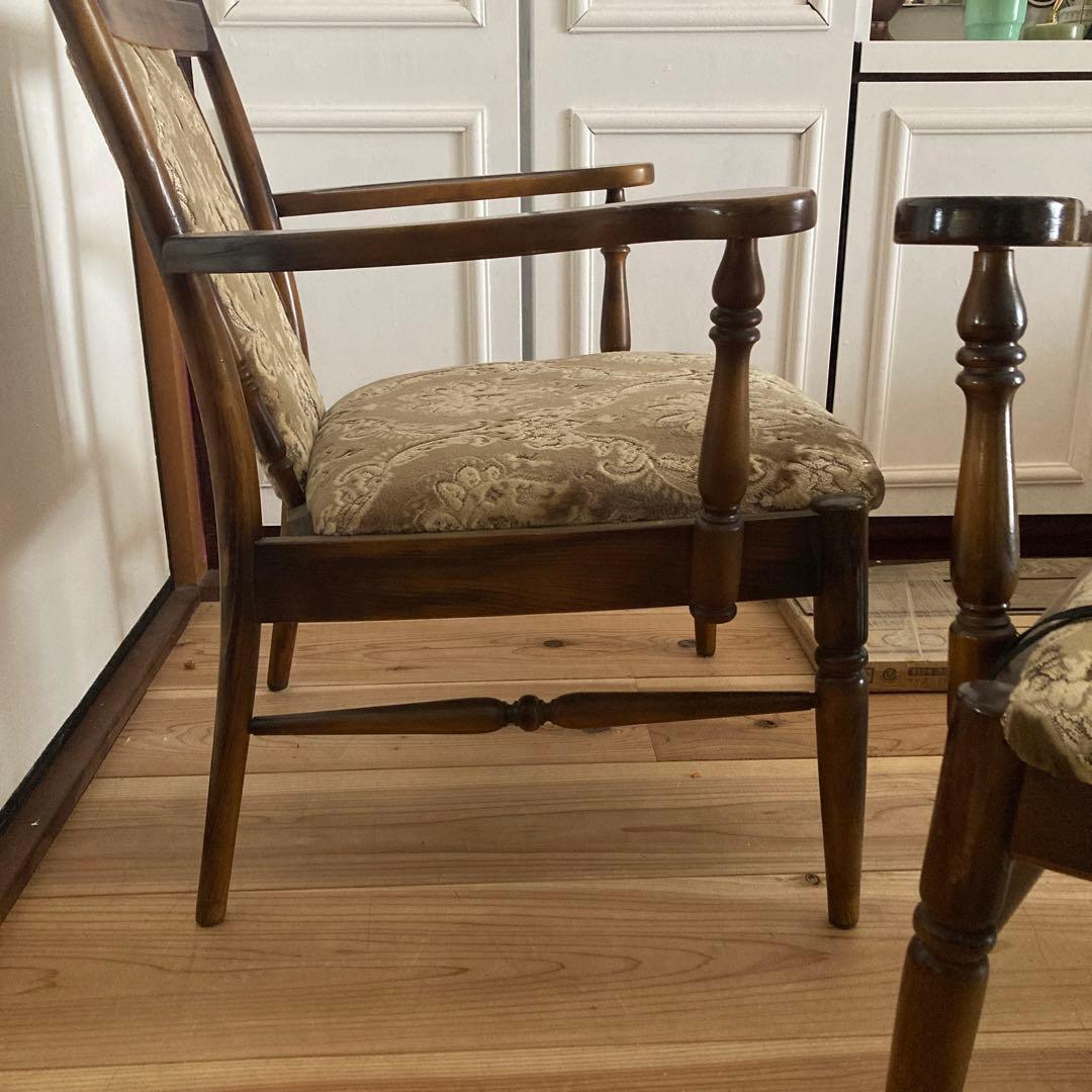 期間限定　オールドカリモク　コロニアル　クラシックスタイル　アームチェア