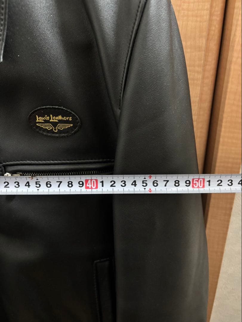 AVIakit ブラックレザー シングルライダース 40