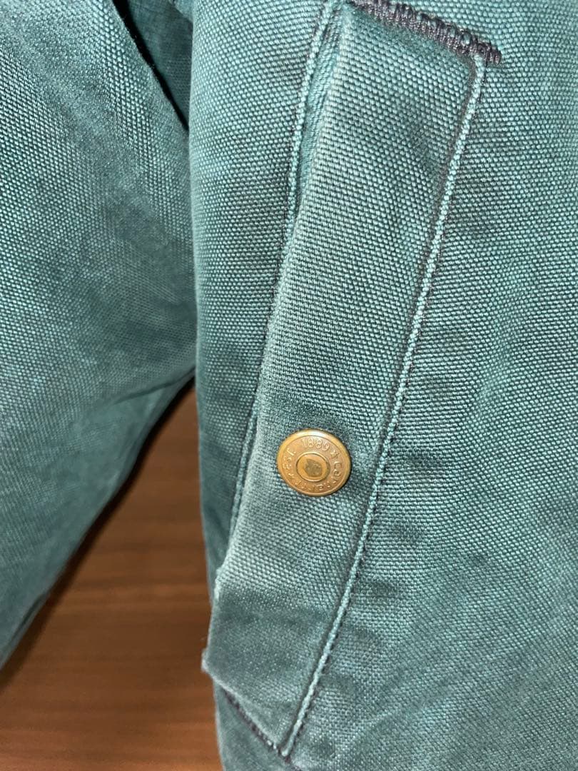 【一点物クラス】Carhartt ダックジャケット ダークグリーン XL