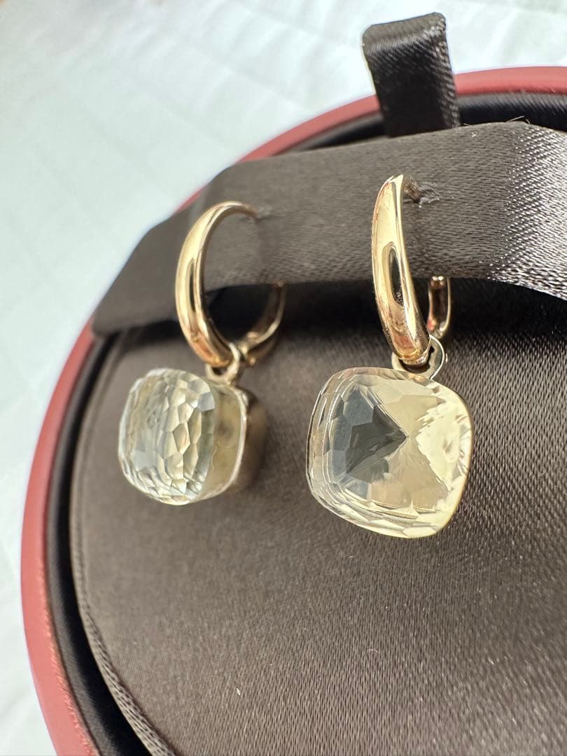 【ひつじとシエスタ】ヌードプチピアス ホワイトトパーズ