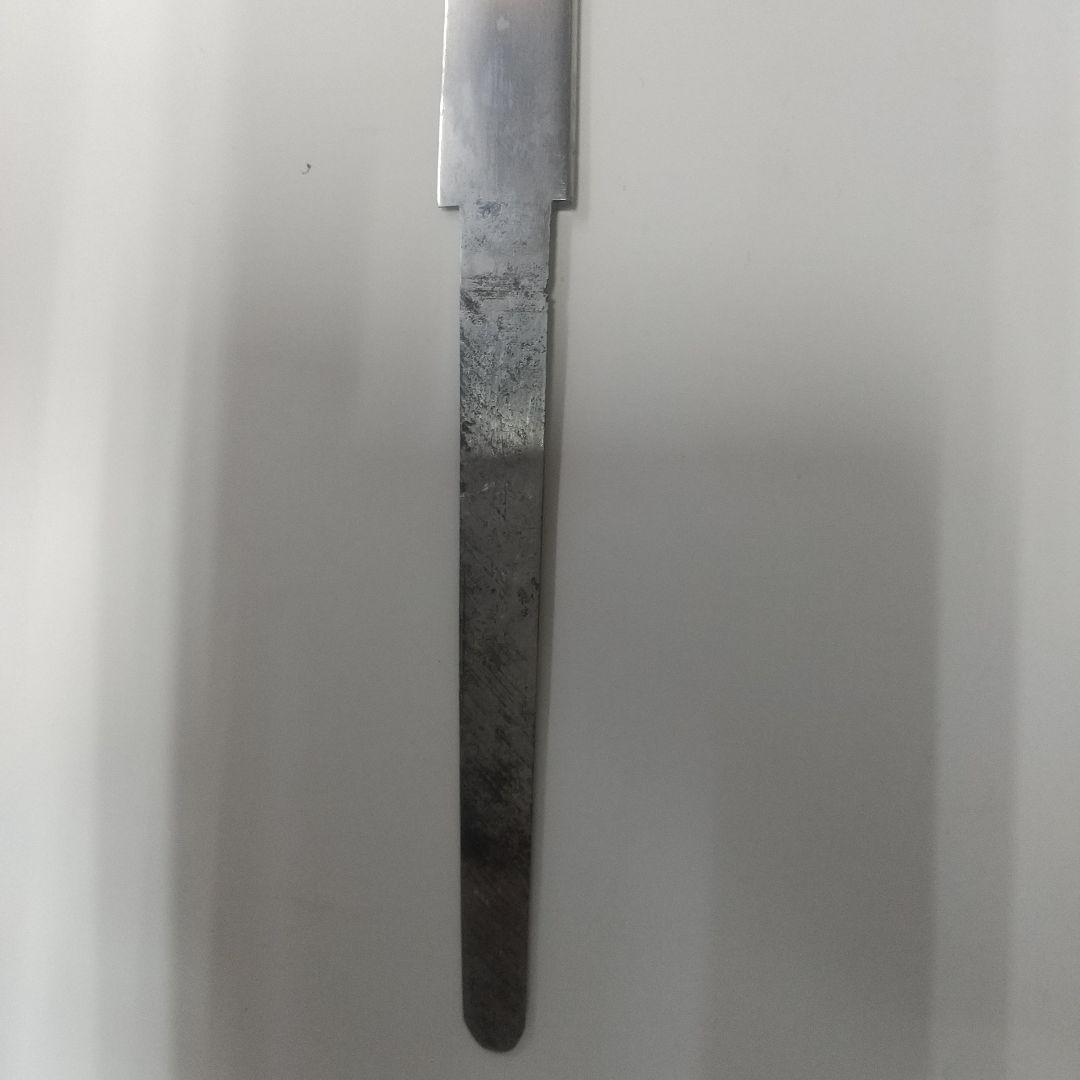 小刀　　銘　月山貞一造 　小柄　海老の図柄　刀装具　日本刀　小道具