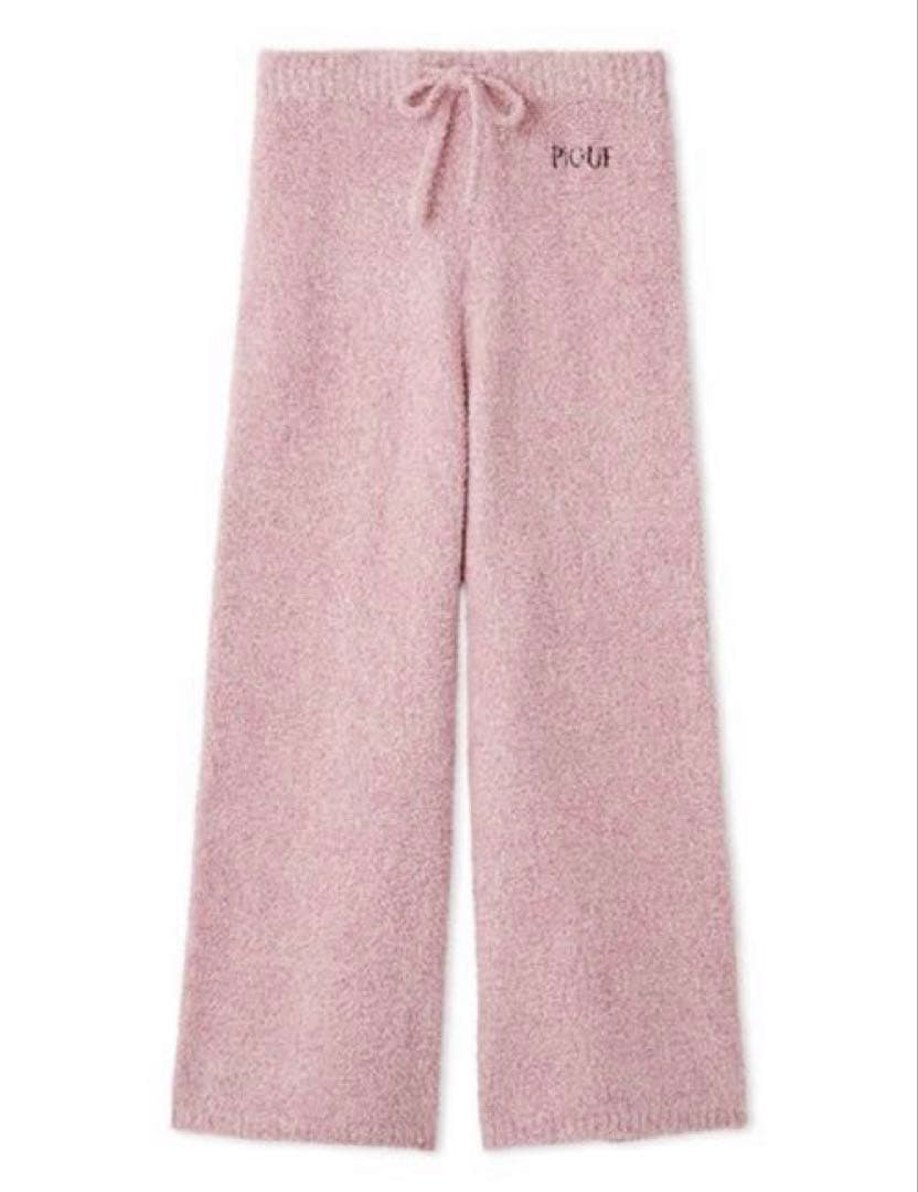 【新品】ジェラートピケ　メランジストロベリージャガードプルオーバー&ロングパンツ