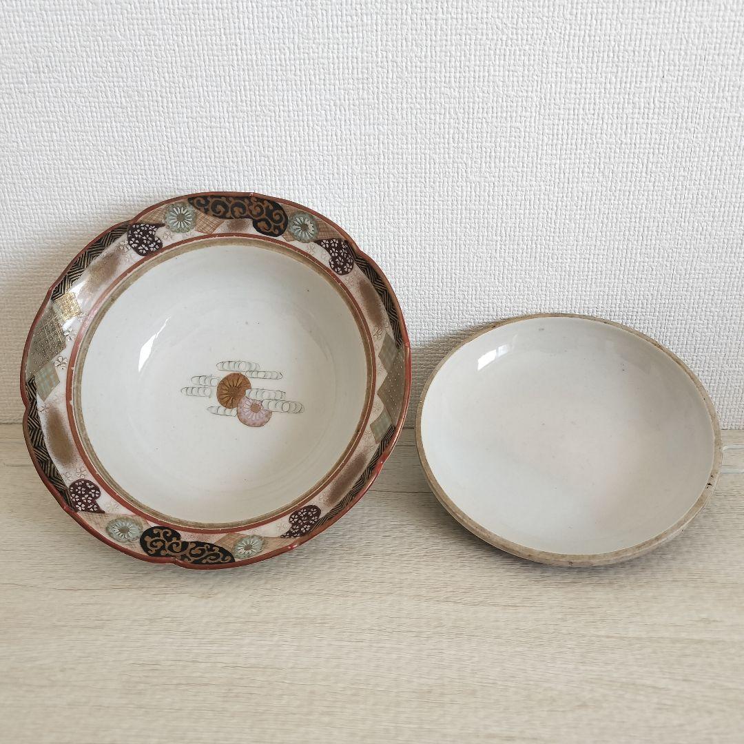 お値下げしました、九谷焼　人物　蓋物