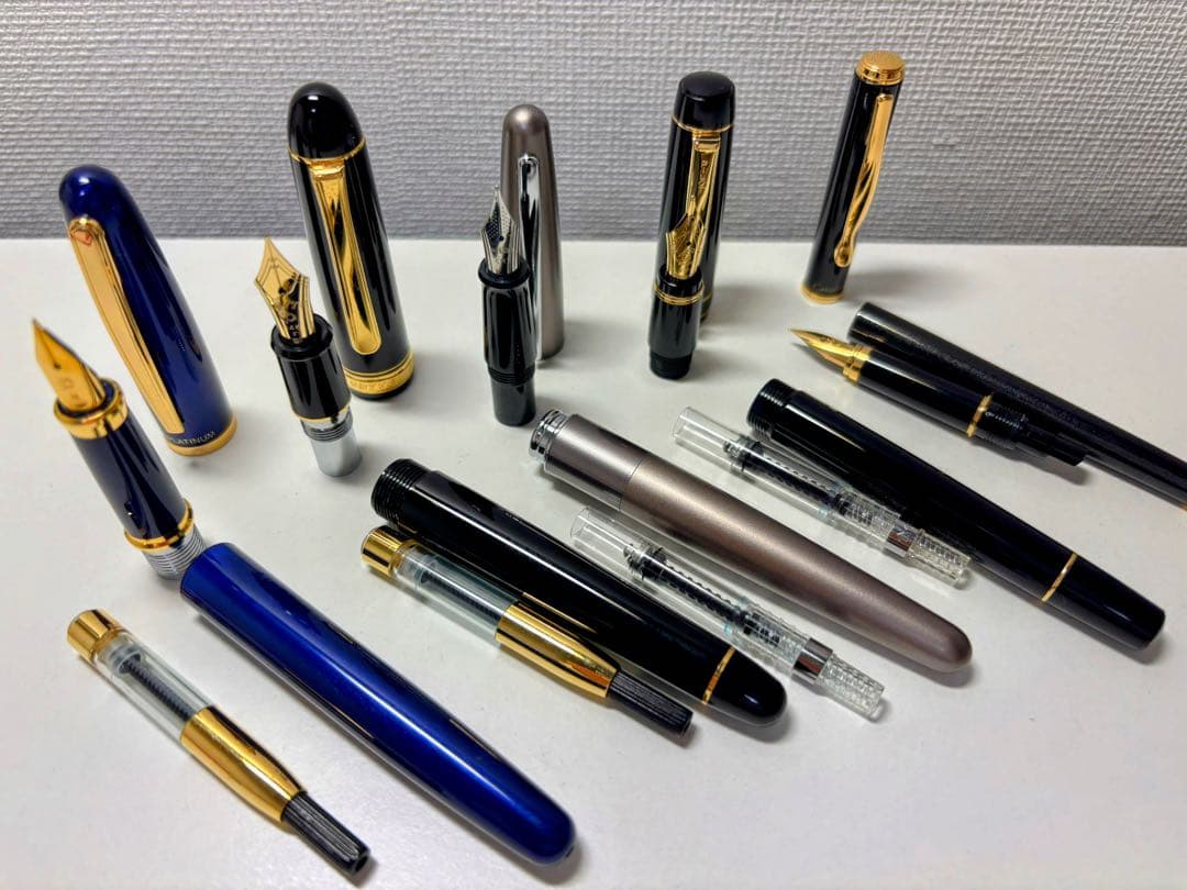 【万年筆10本セット】パイロット、プラチナ、TWSBI、MOONMAN バラ売可