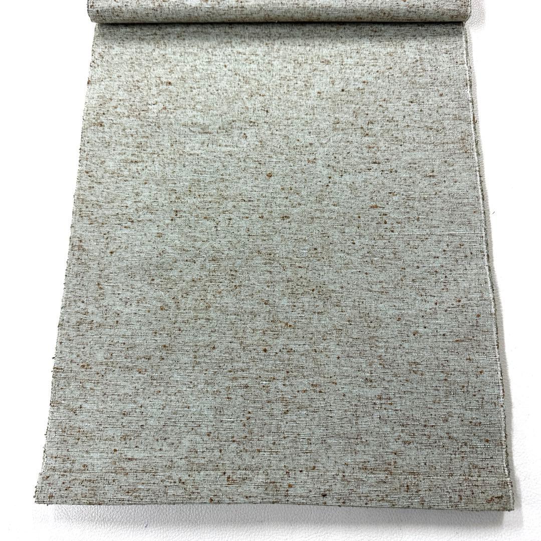 帯4578 ●高級 正絹 ぜんまい紬 名古屋帯