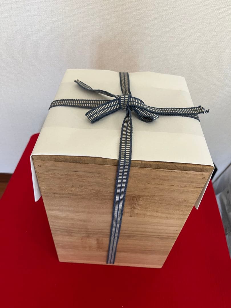 柳雨軒三代 人間国宝 徳田八十吉（正彦銘）碧明釉 花入 高さ約22cm T210