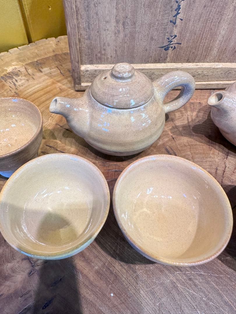 坂倉新兵衛，十二代，茶具，茶器，茶碗，茶道具セット 急須と茶碗6個