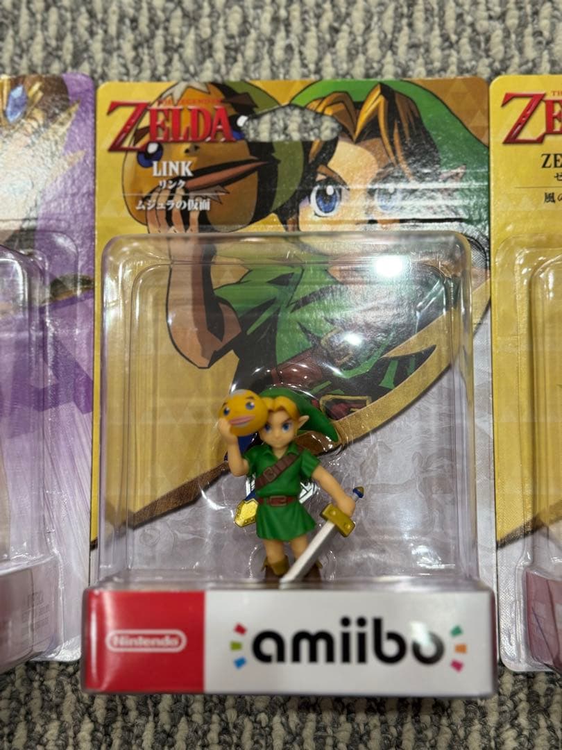 【ゼルダの伝説】amiibo ゼルダ リンク フィギュアセット
