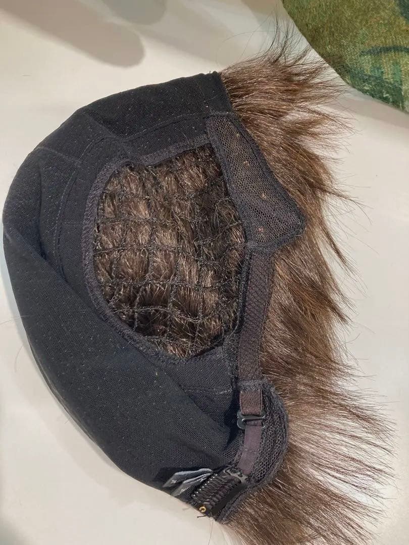 ☆マリブウィッグ☆耐熱人毛MIX☆ショートフルウィッグ ☆ブラウン 耐熱手植え☆