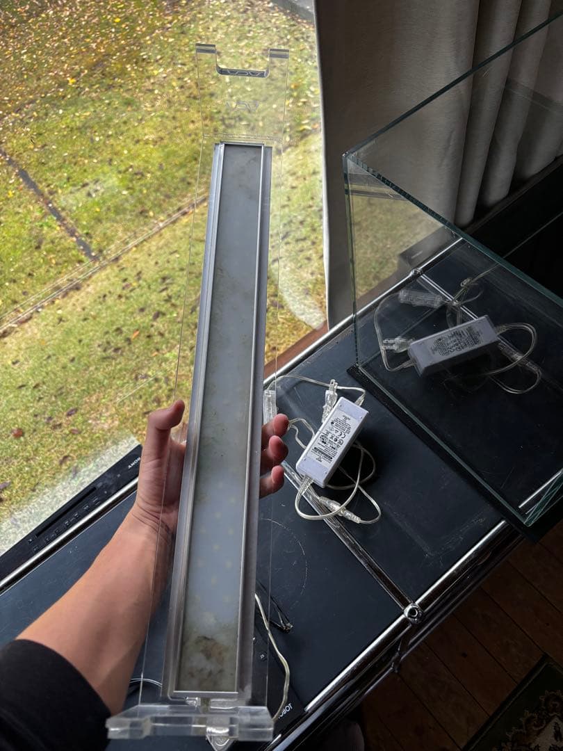 ガラス水槽 ada 水槽ライト付き