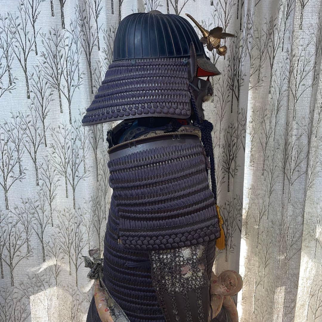 忠*読様 【希少銘品】薩摩住光忍作 甲冑一式 トンボ前立て兜 等身大武者鎧 専用
