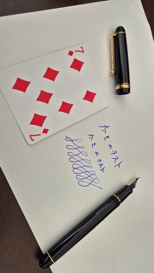 PILOT パイロット 万年筆 カスタム74　Mニブ　インク付き