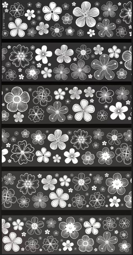 贝壳光 月白 ダイカット加工 6cm×5m海外マスキングテープ　海外マステ　花