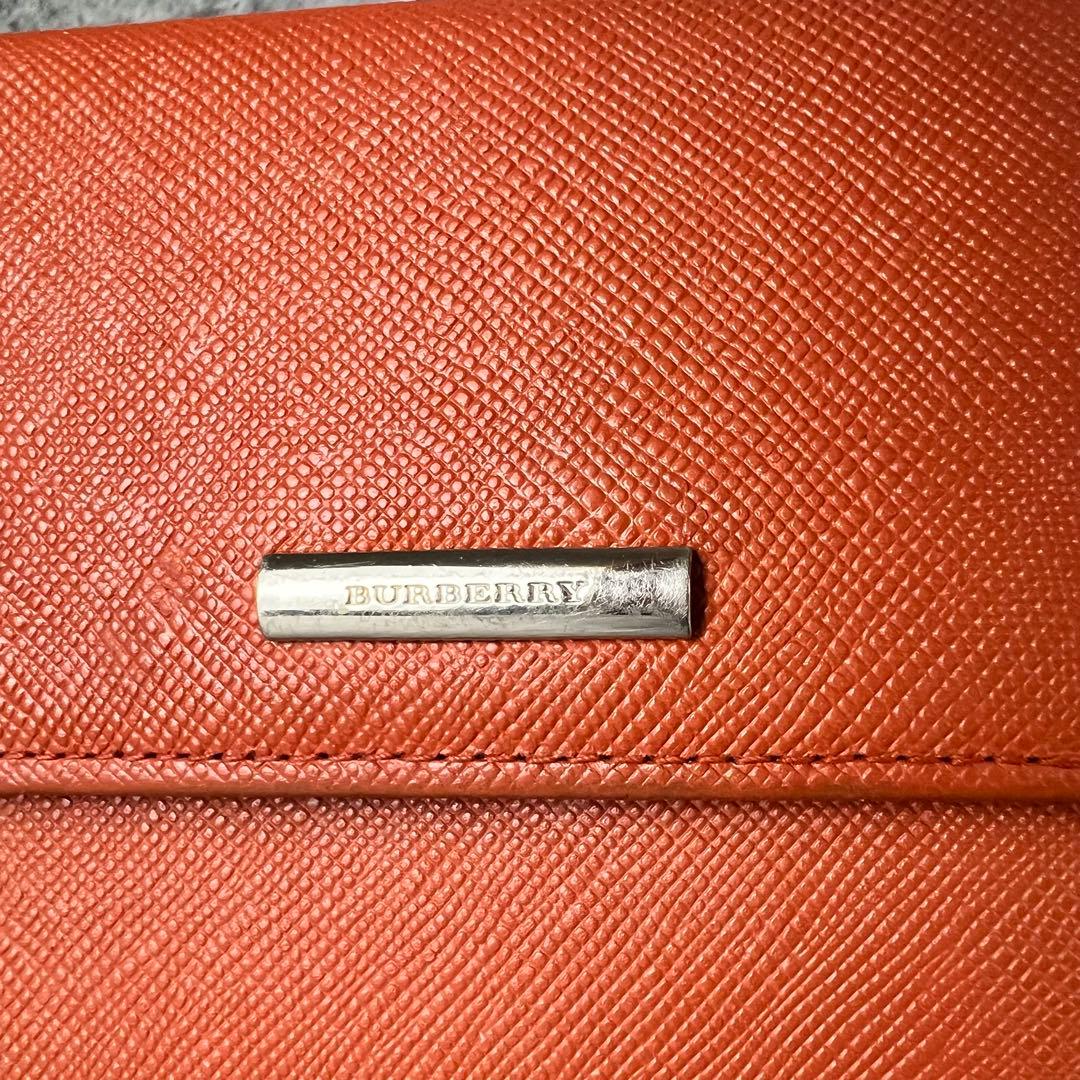 BURBERRY レザー 三つ折り財布 ノバチェック