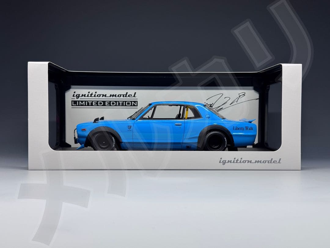 IG 1/18 LB ワークス ハコスカ 2ドア ライトブルー