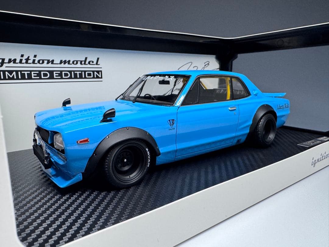 IG 1/18 LB ワークス ハコスカ 2ドア ライトブルー