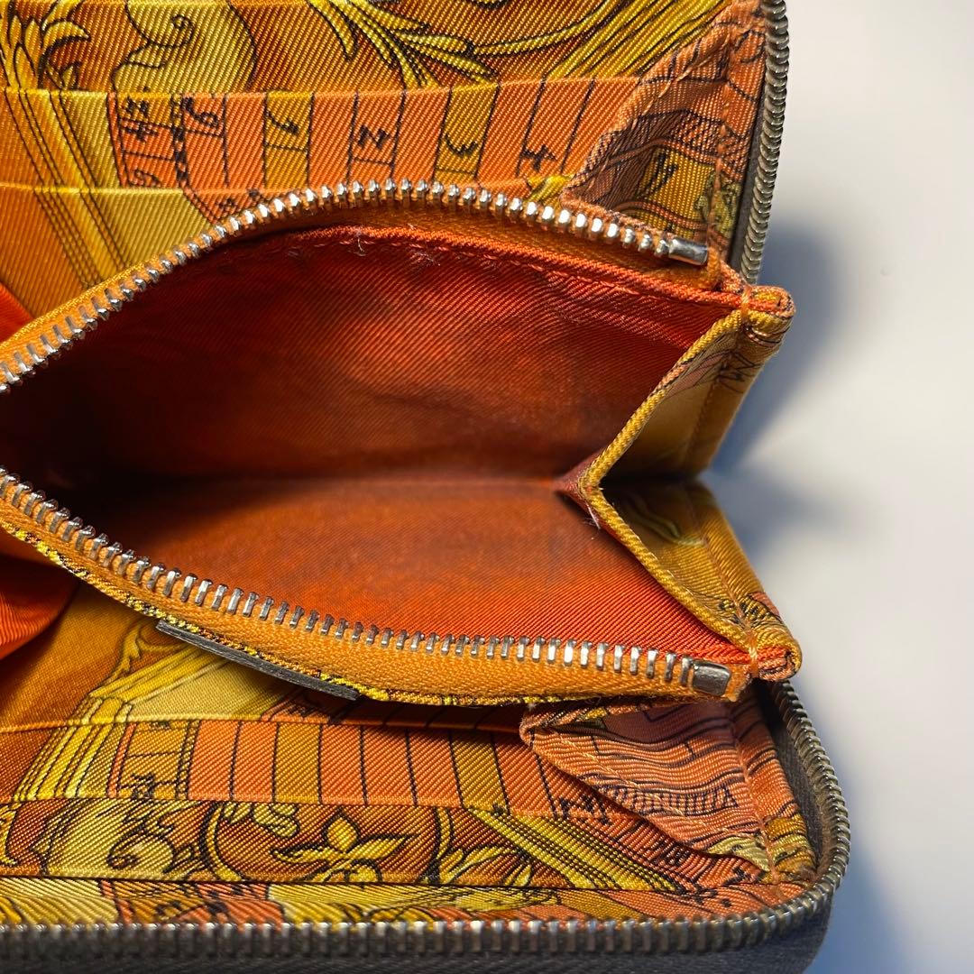 ✨美品　ファスナー新品　エルメス　アザップ　コンパクト　財布