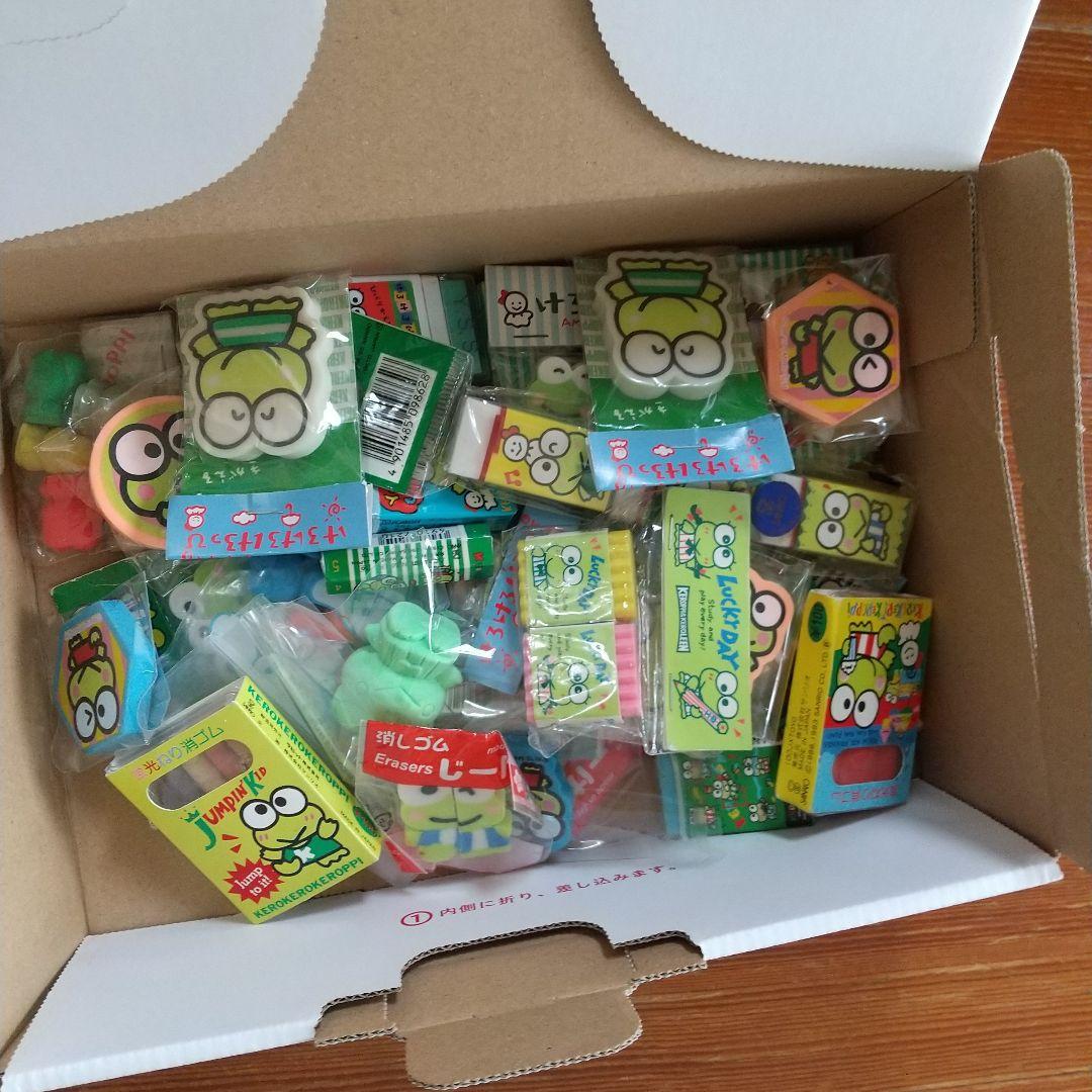 サンリオ　けろけろけろっぴ/ケロッピ　消しゴム30袋以上/字消し：レトロ