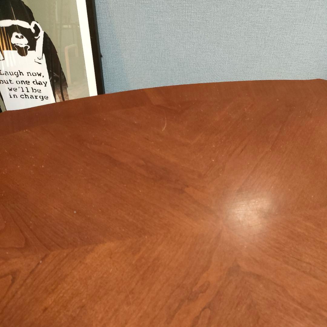 ロココ調 ローテーブル 猫脚 貝彫刻 オーバルテーブル