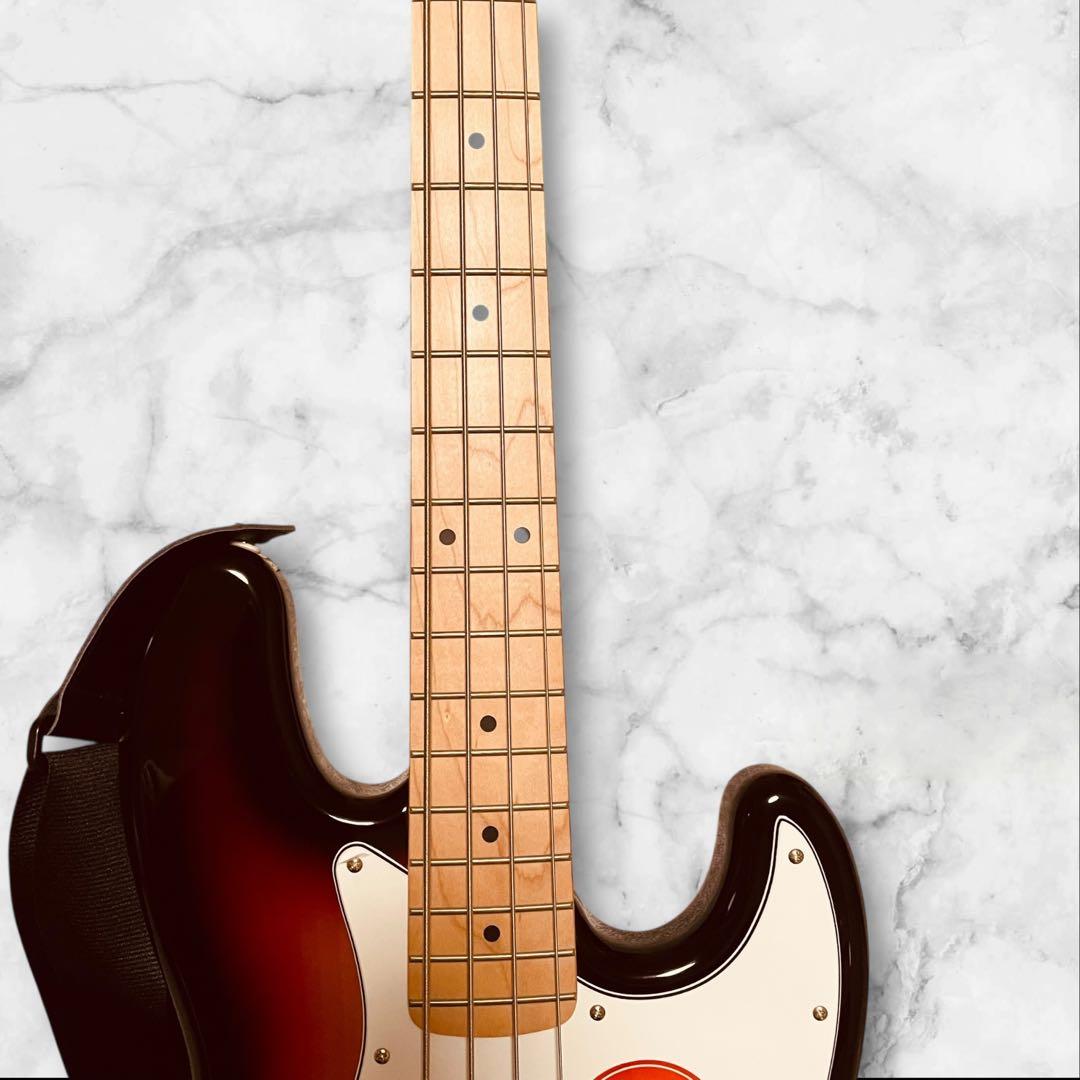 使用感少なめ SQUIRE by Fenderジャズベース ストラップ付き