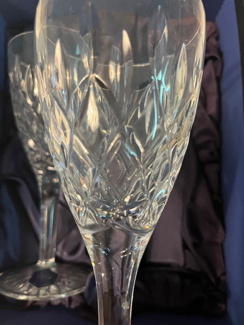 【未使用】イギリスで購入　STUART CRYSTAL クリスタルグラス