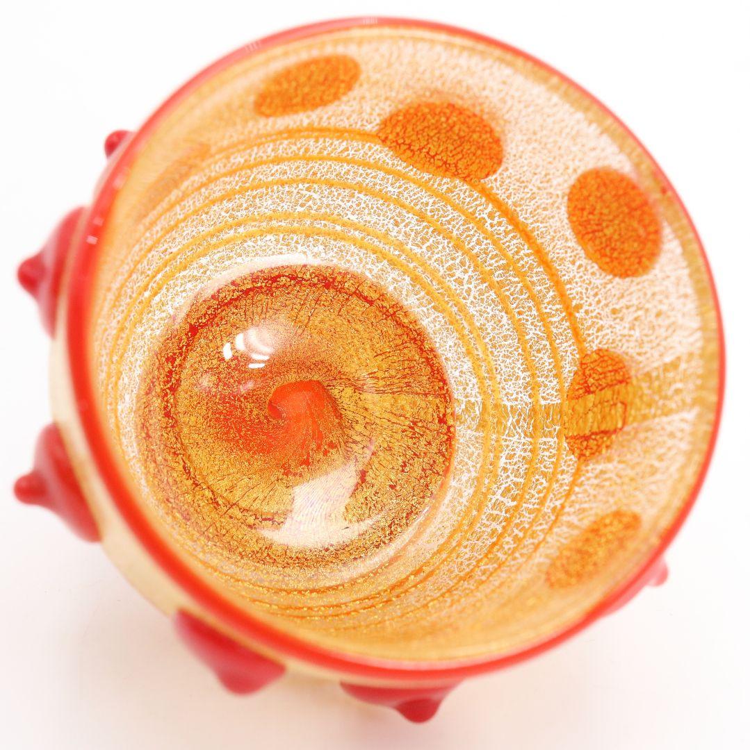 岩田久利作 ガラス 盃 ぐい呑み 酒器 合箱付　V551　R9