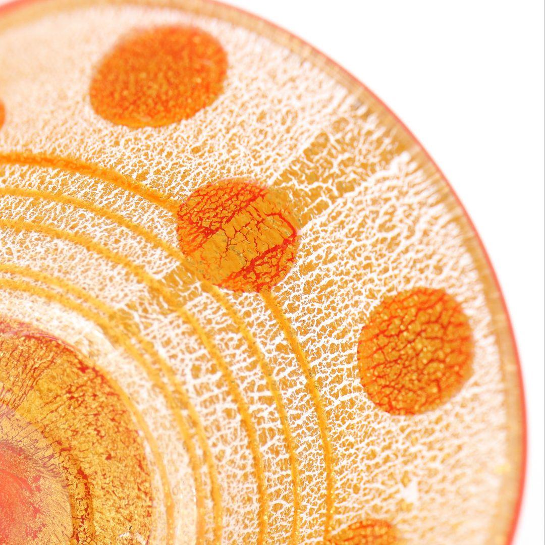 岩田久利作 ガラス 盃 ぐい呑み 酒器 合箱付　V551　R9