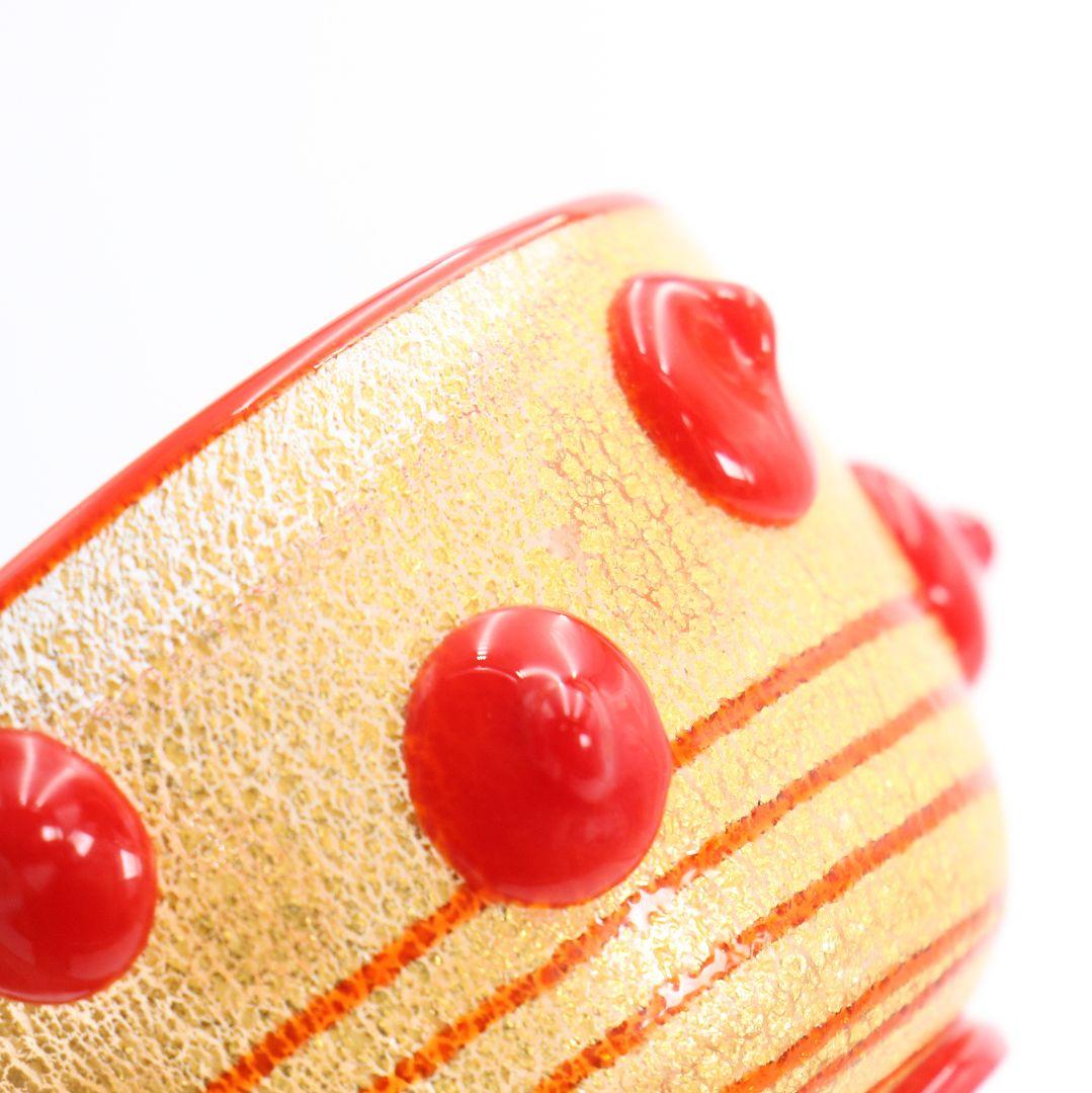 岩田久利作 ガラス 盃 ぐい呑み 酒器 合箱付　V551　R9