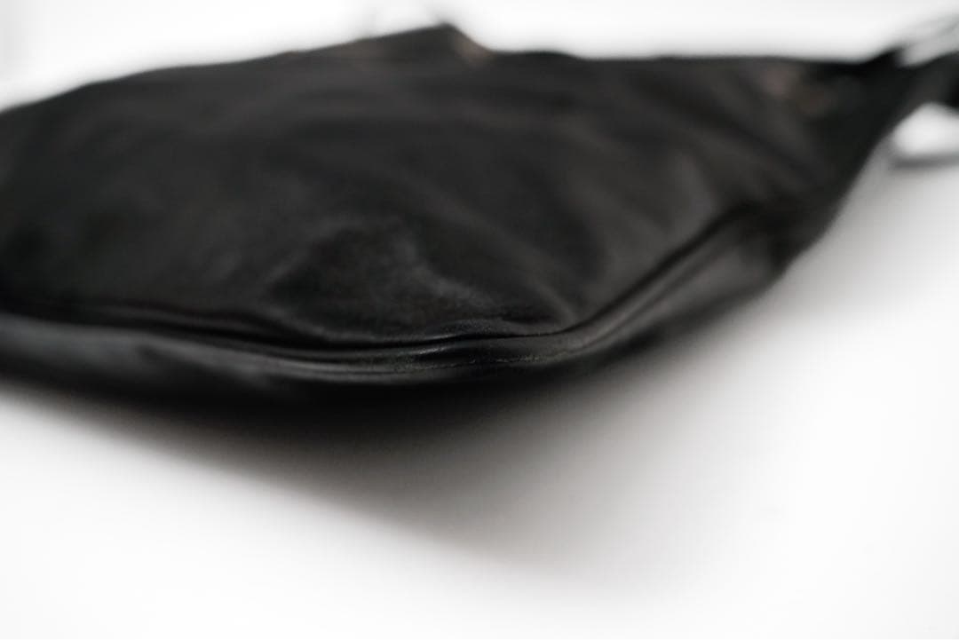 バッグ GUCCI TomFord Black Leather Shoulder Bag