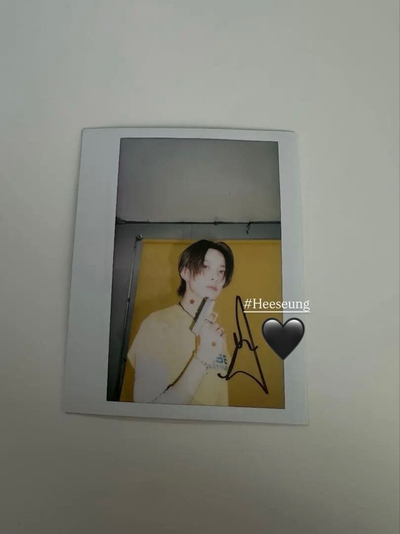 ENHYPEN ヒスン サイン入りポラロイド