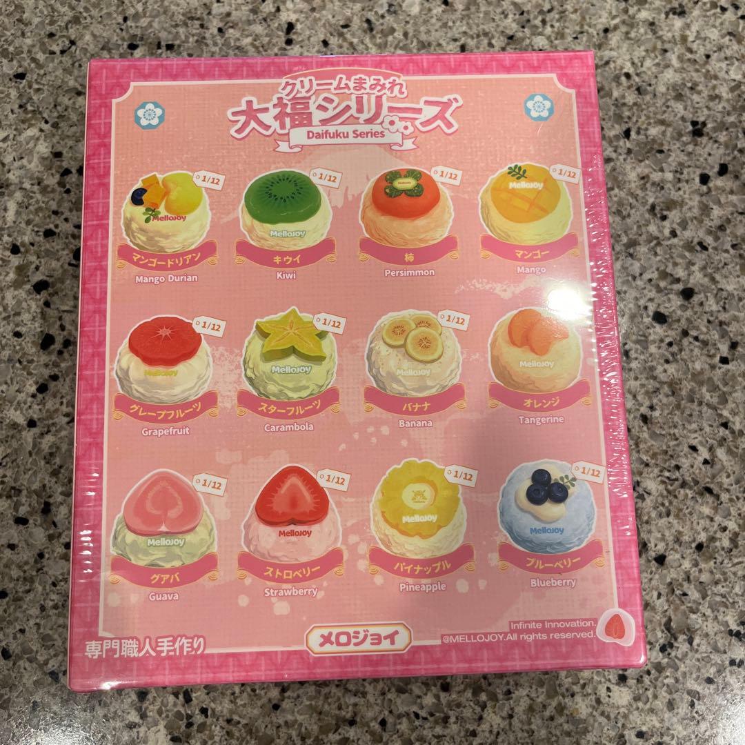 新品　未開封 mellojoy メロジョイ クリームまみれ大福シリーズ　3個