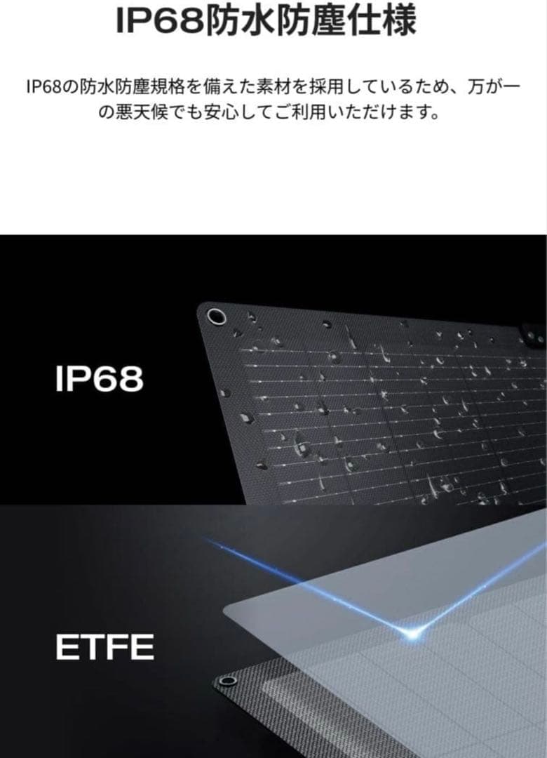 新品未使用未開封品　EcoFlow 220W Gen2 ソーラーパネル