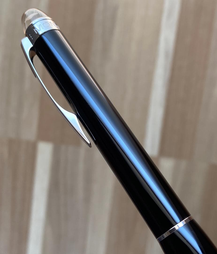 美品 モンブラン スターウォーカー ブラックレジンプラチナ ボールペン ドイツ製