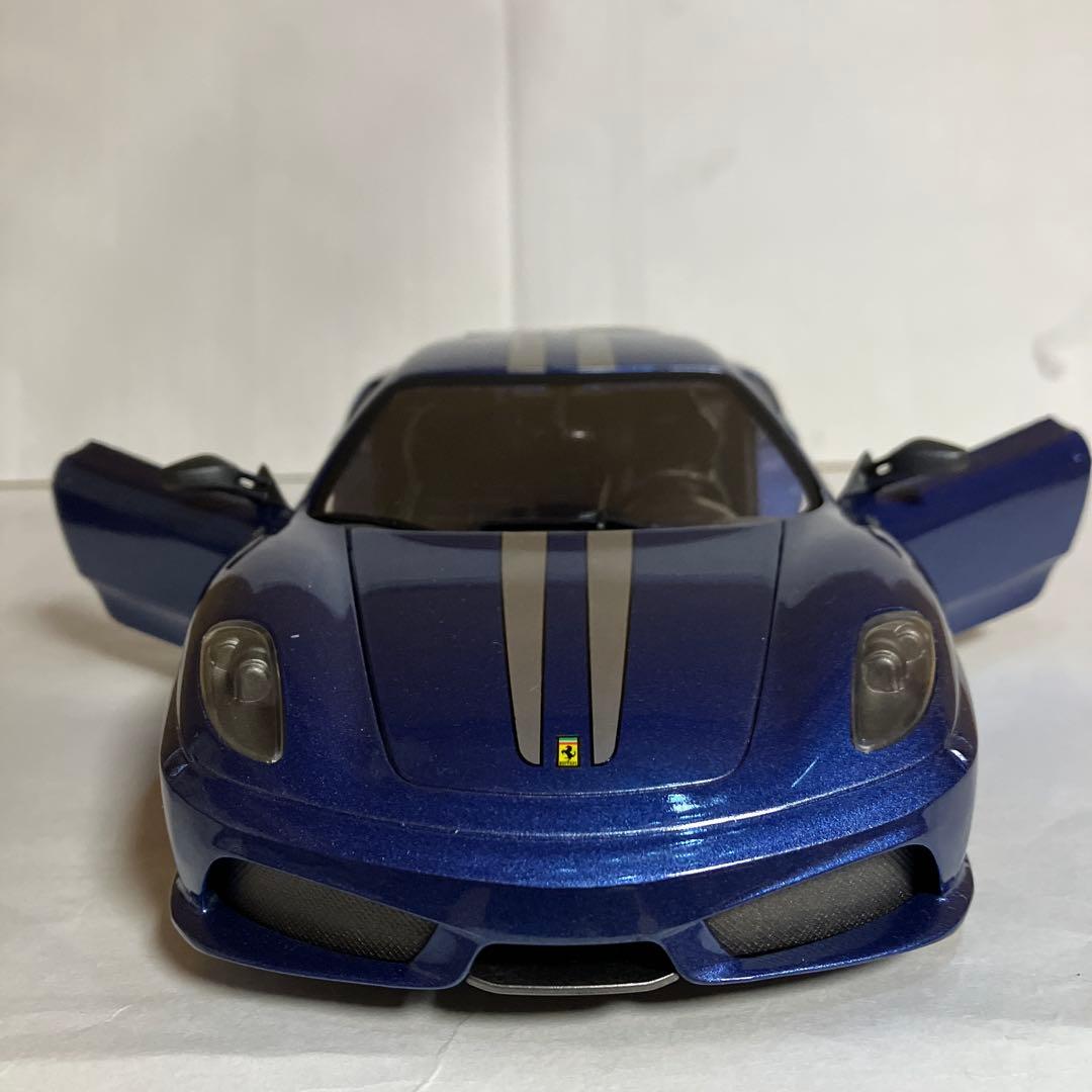 1/18ホットウィール ⭐️フェラーリ　430 スクーデリア⚡️ブルー　箱付き美品✨