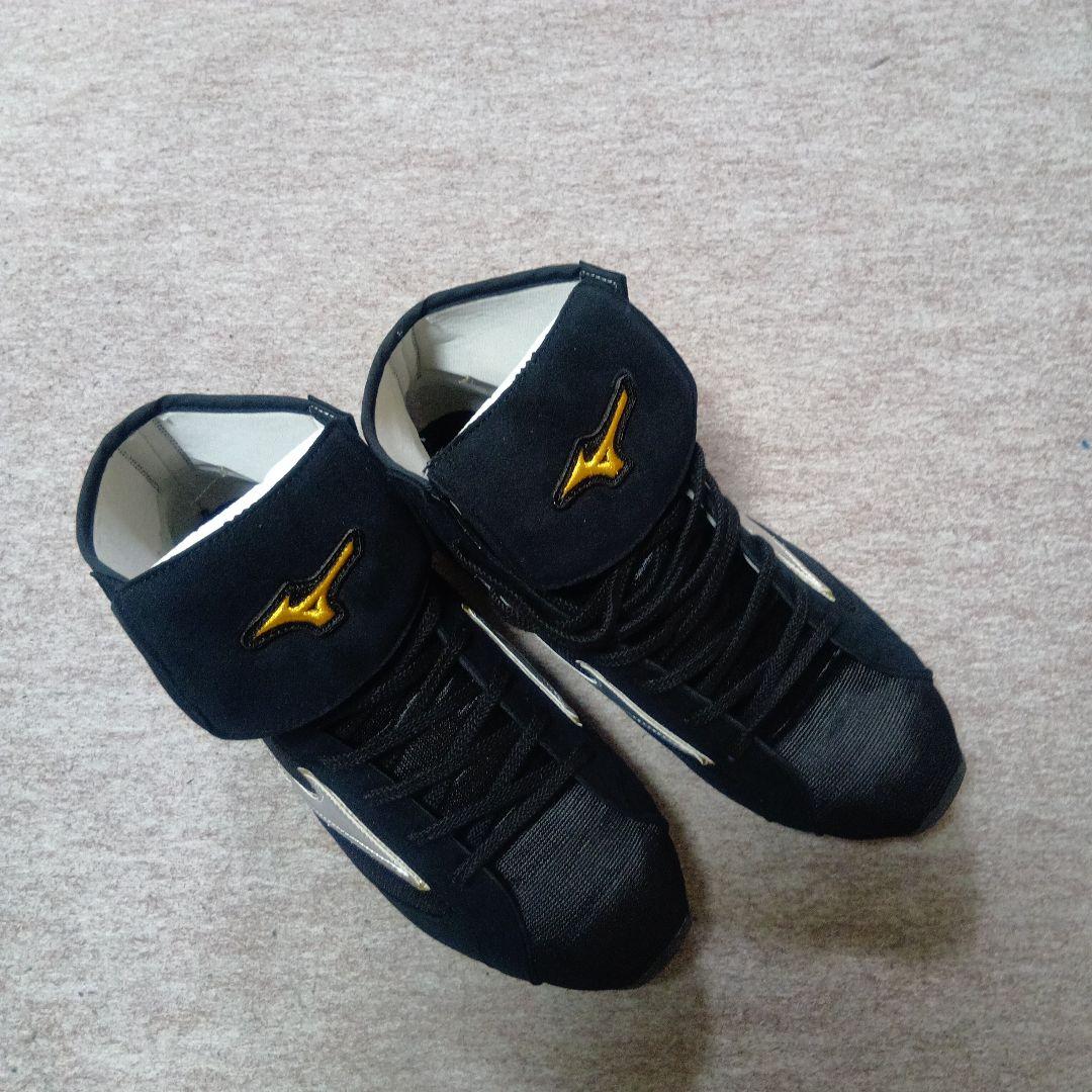 Mizuno ボクシングシューズ 黒/金/銀