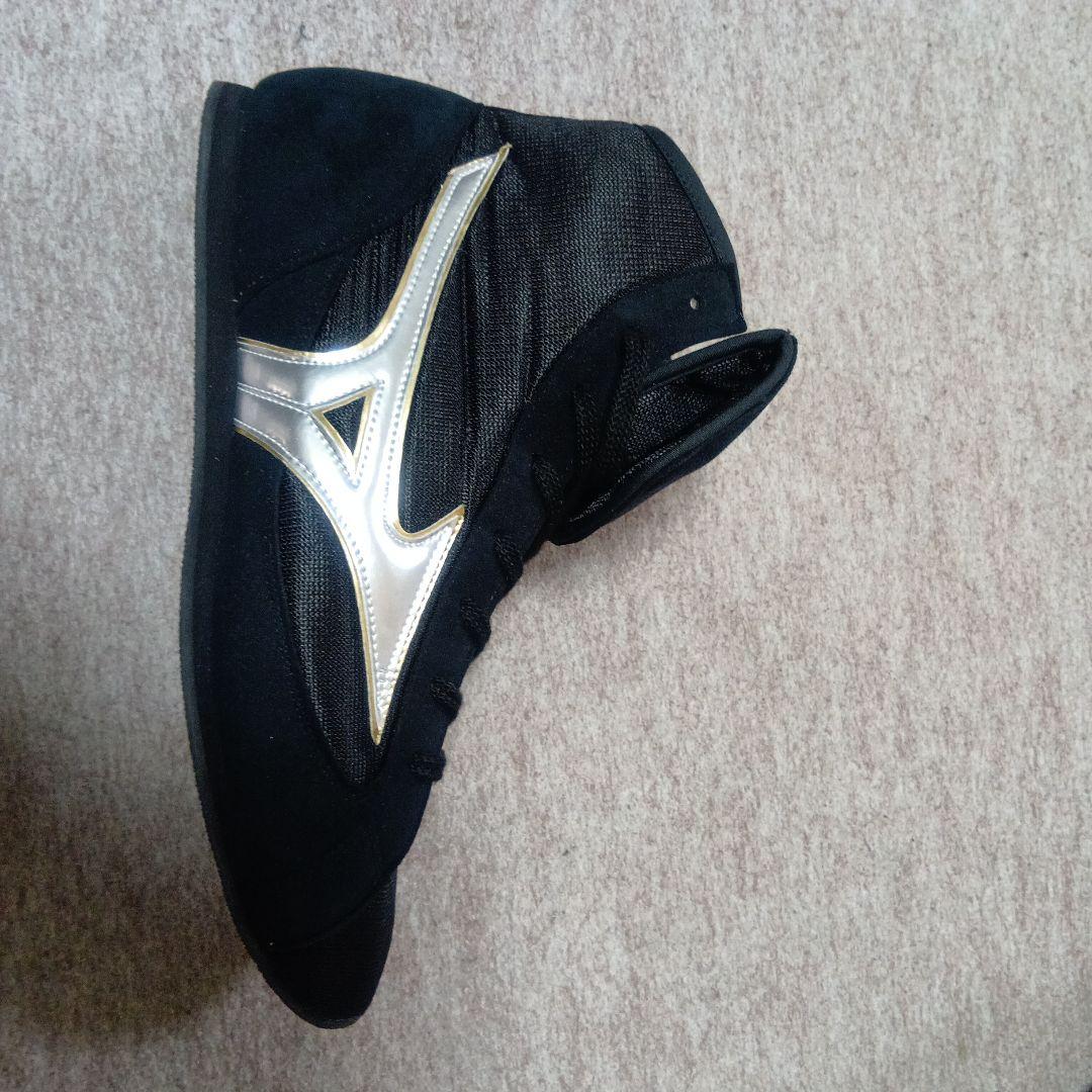 Mizuno ボクシングシューズ 黒/金/銀