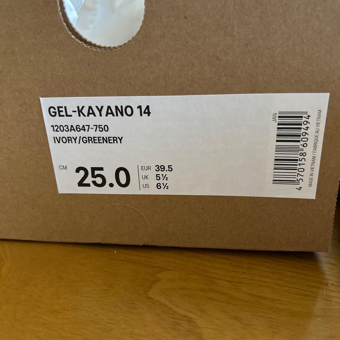 ほほーい ずとまよ asics GEL-KAYANO14 25cm