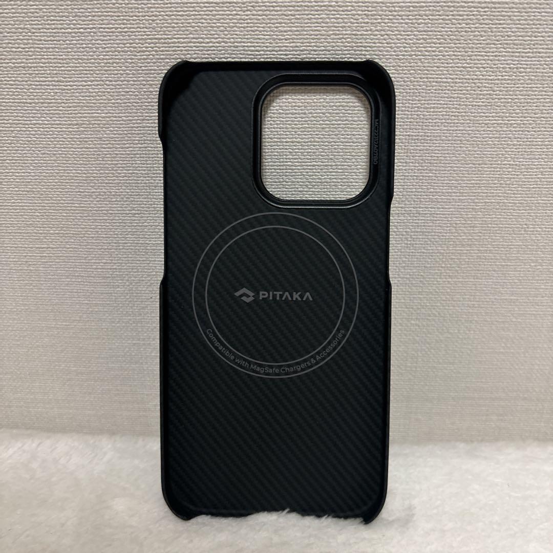 iPhone 14 Pro ケース 手帳型 MagSafe 黒 ブラック