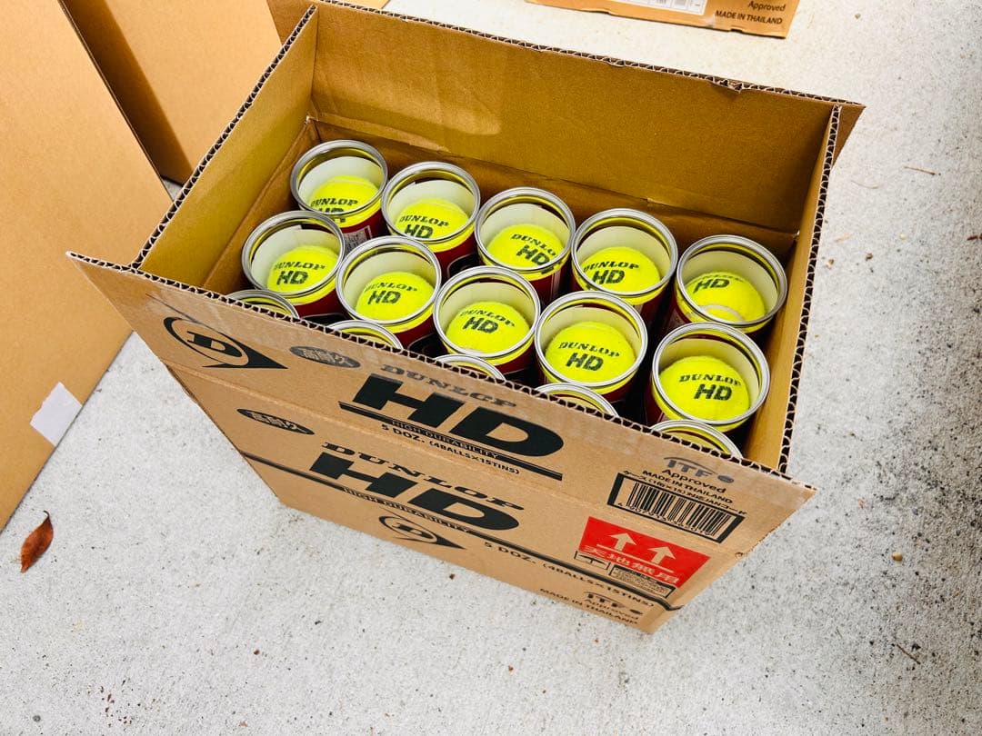 テニスボール　200球‼️ 人気のDUNLOP HD
