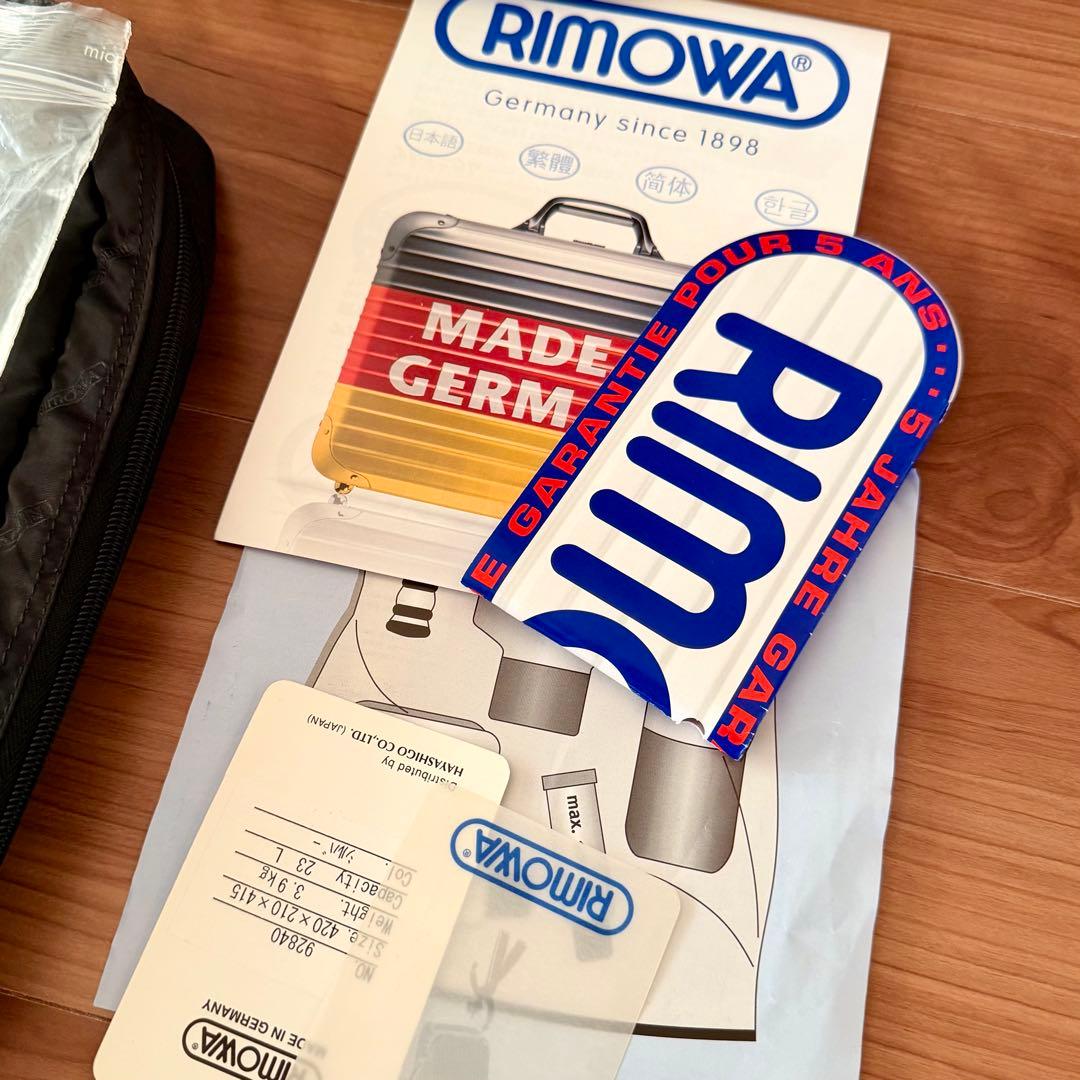 RIMOWA リモワ トパーズ ビジネストロリー 2輪 928.40