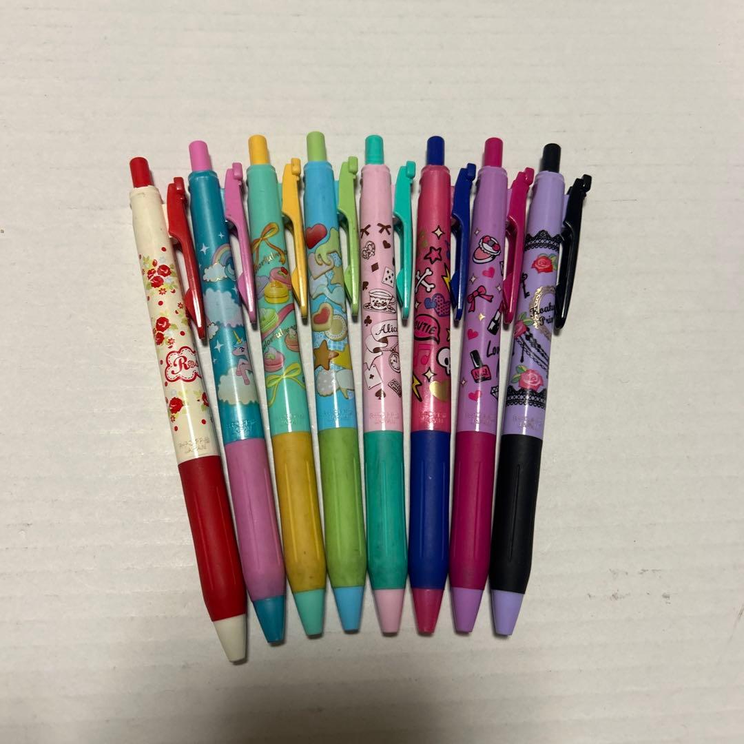 ZEBRA SARASA CLIP ボールペン ピチレモン 8色セット 平成女児