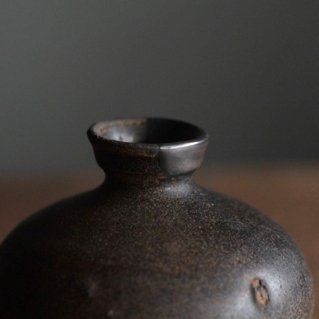 黒高麗 徳利 朝鮮美術 古美術 古道具 アンティーク 酒器