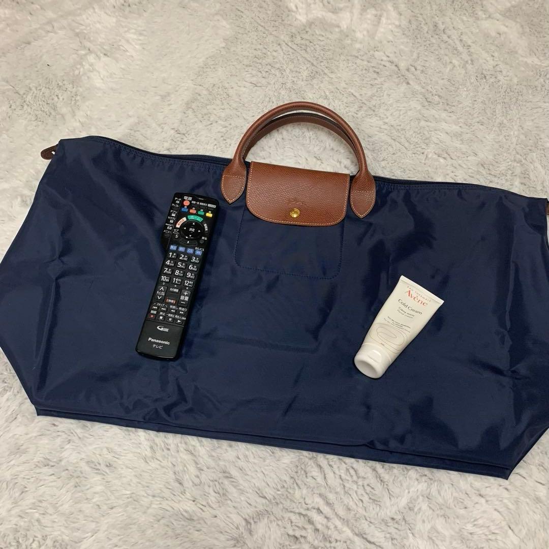 ロンシャン　LONGCHAMP ルプリアージュ　トラベルバッグ　ネイビー　旅行