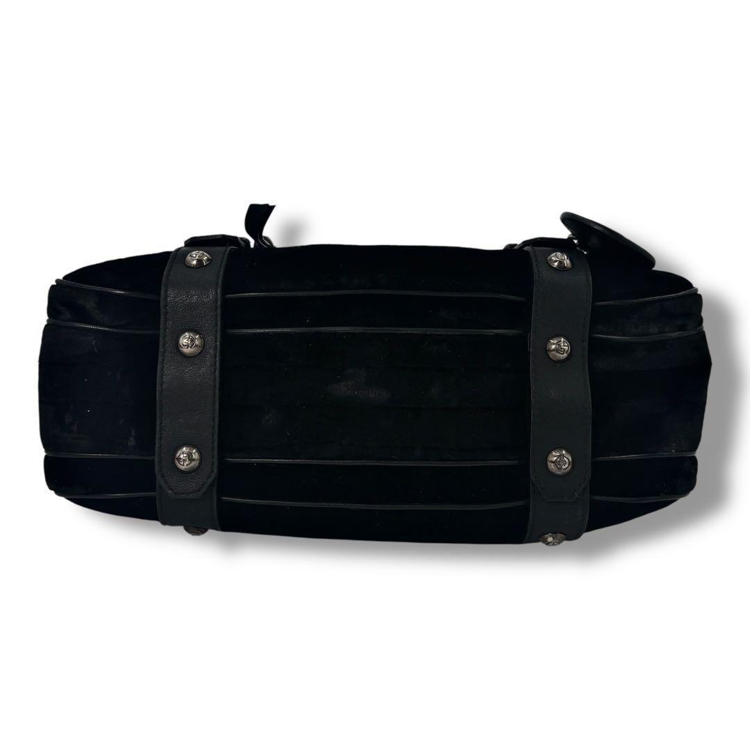 【極美品】GIORGIO ARMAN　ジョルジオアルマーニ　ロゴ　ハンドバッグ